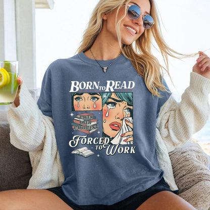 Born To Read Bookish Shirt