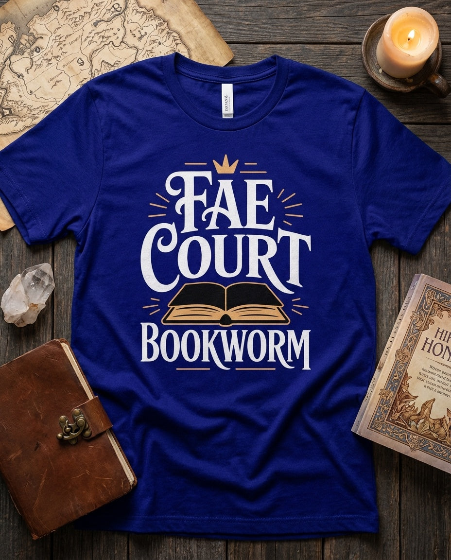 Fae Court Bookworm t-shirt - BookAddictHub