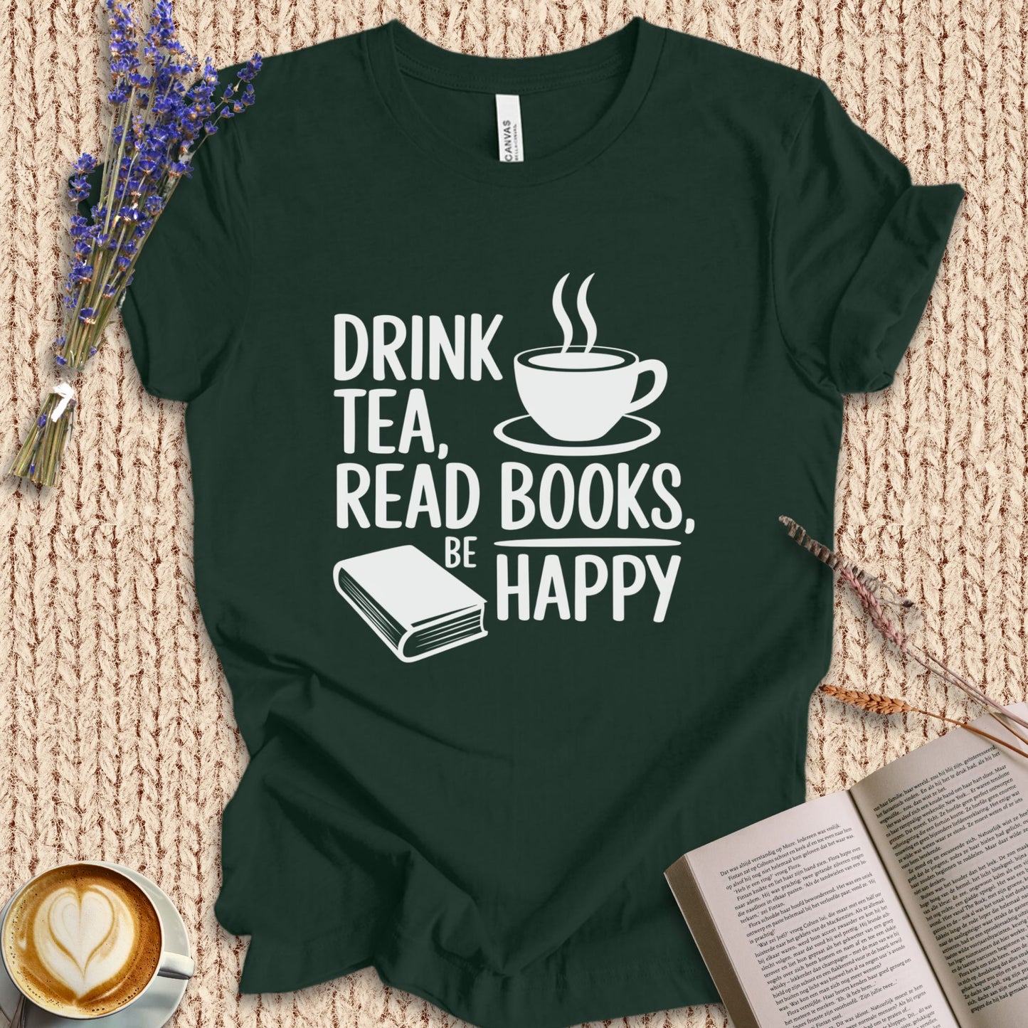 Read Books Be Happy Tee