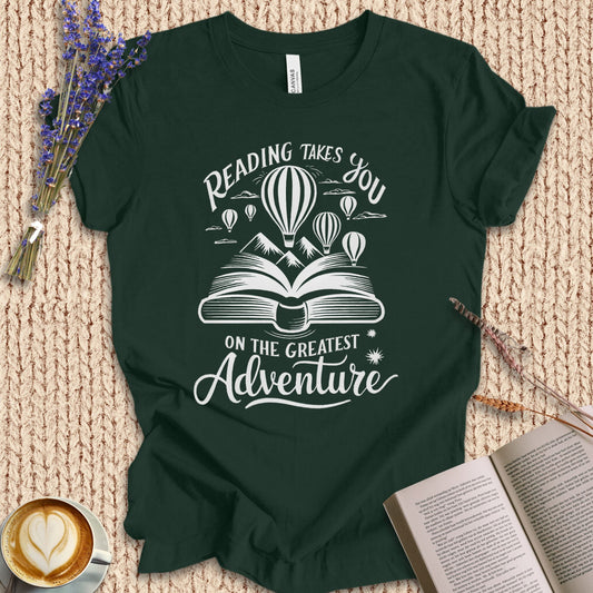 Reading Takes You Adventure Tee