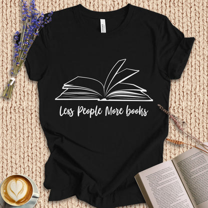 Less People More Books Tee