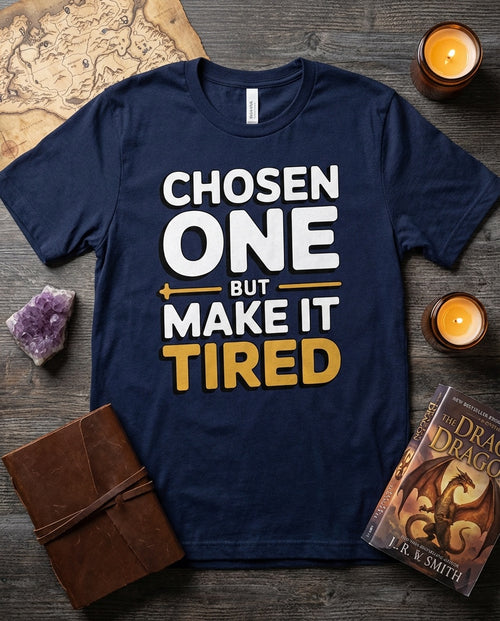 Chosen One But Make It Tired t-shirt - BookAddictHub