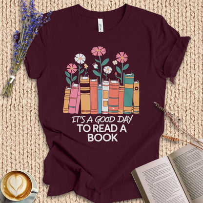 Good Day To Read Book Tee