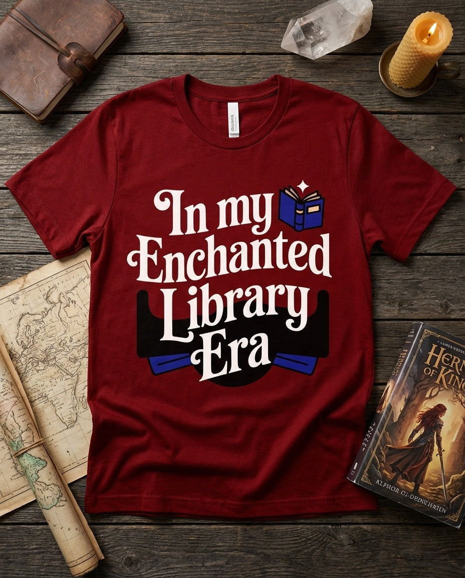 In My Enchanted Library Era t-shirt - BookAddictHub