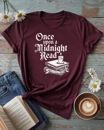 One Upon A Midnight Read Tee