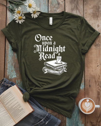 One Upon A Midnight Read Tee