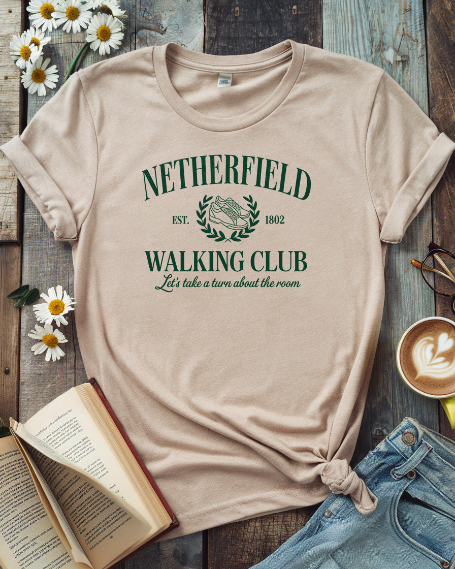 Pride and Prejudice - Netherfield Walking Club Tee