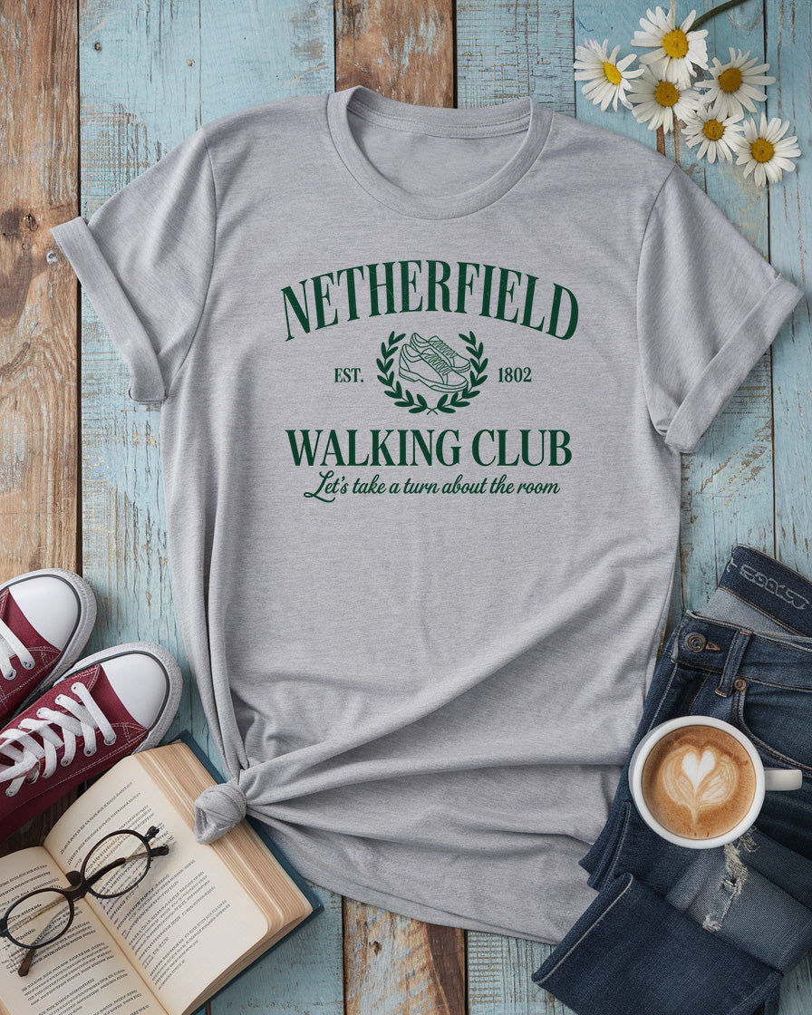 Pride and Prejudice - Netherfield Walking Club Tee