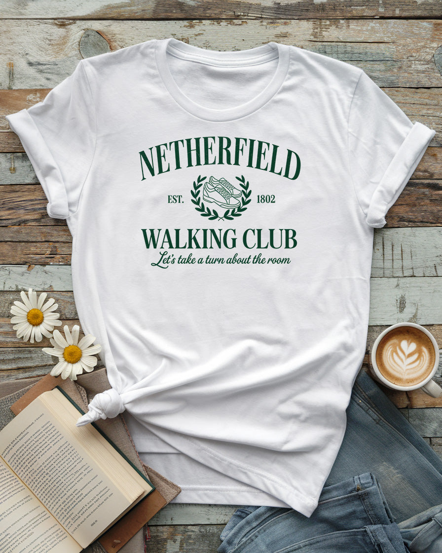 Pride and Prejudice - Netherfield Walking Club Tee