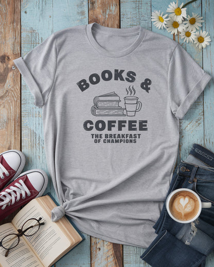 Books And Coffee Tee