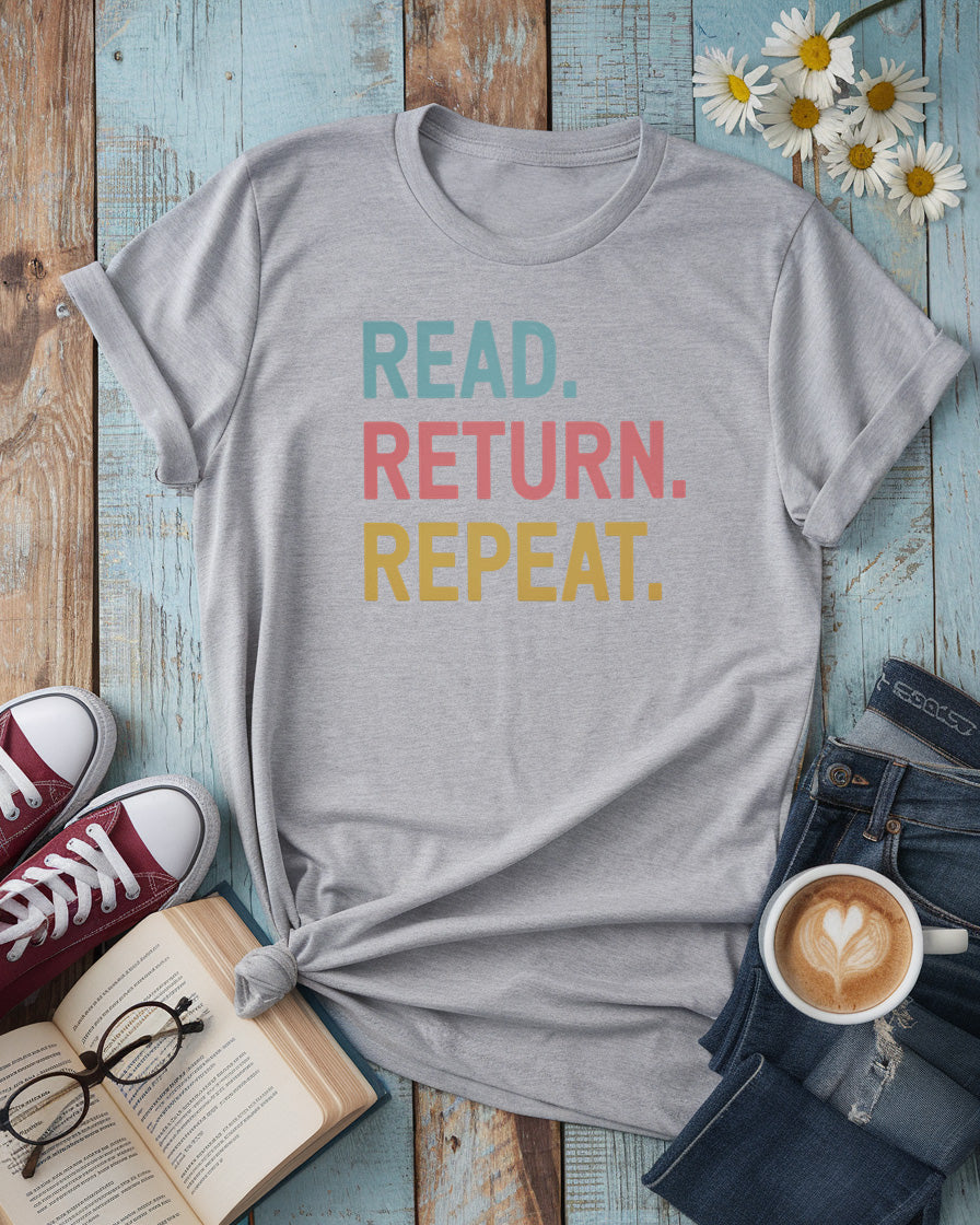 Read Return Repeat Books Tee