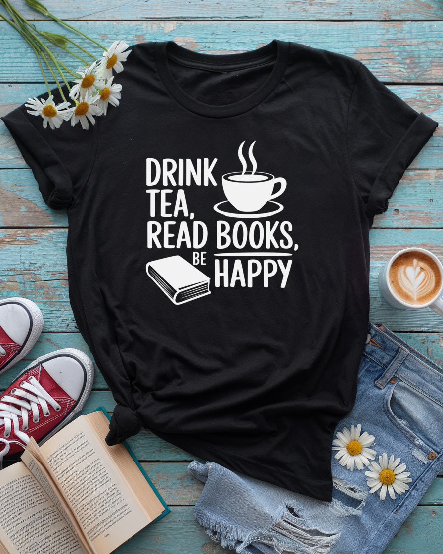 Read Books Be Happy Tee