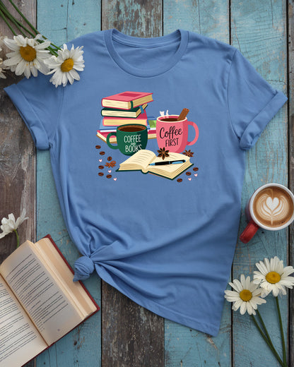 Coffe & Books Tee