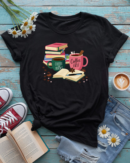 Coffe & Books Tee