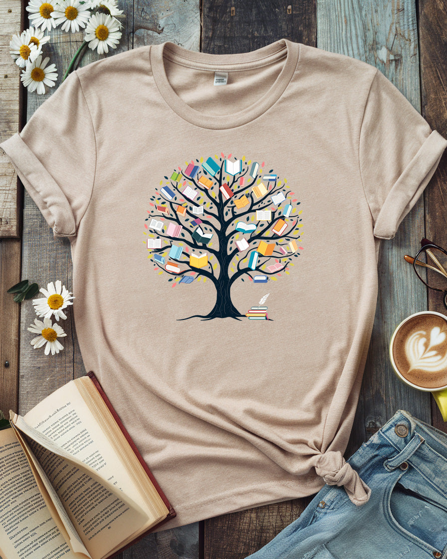 Book Tree Unisex Tee