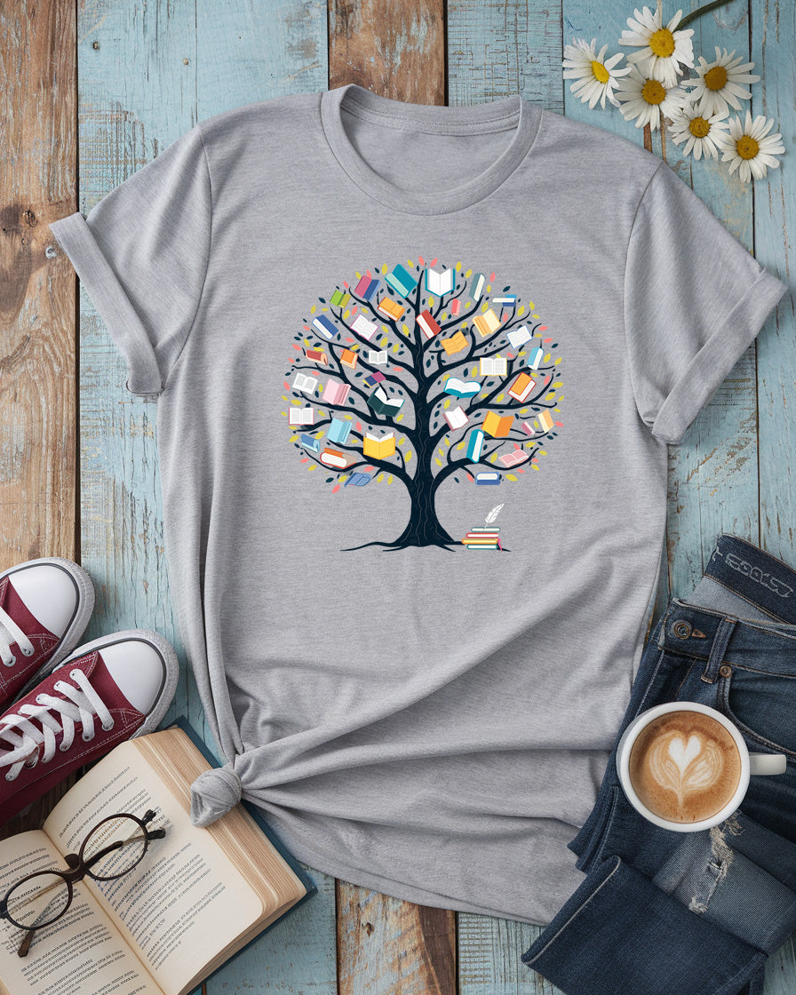Book Tree Unisex Tee