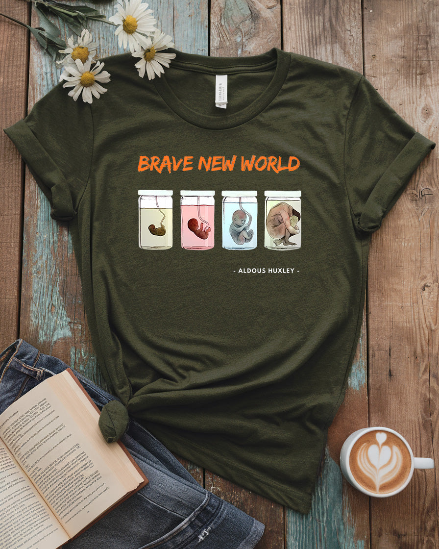 Brave New World Tee | Aldous Huxley Dystopian Classic