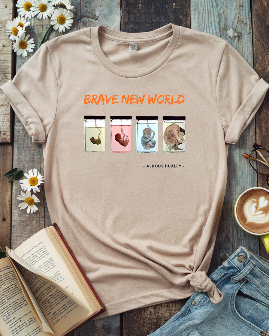 Brave New World Tee | Aldous Huxley Dystopian Classic
