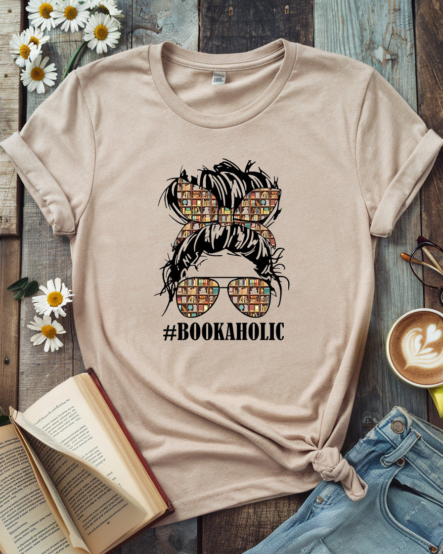 Bookaholic Tee,  Premium Bella Cotton Shirt