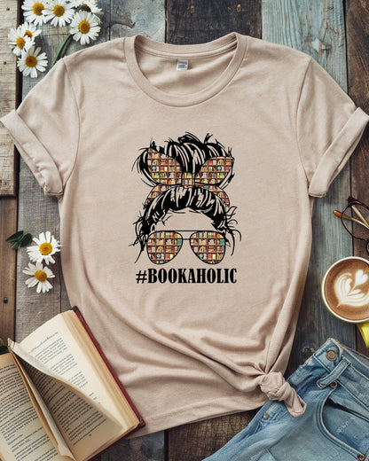 Bookaholic Tee,  Premium Bella Cotton Shirt