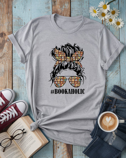 Bookaholic Tee,  Premium Bella Cotton Shirt