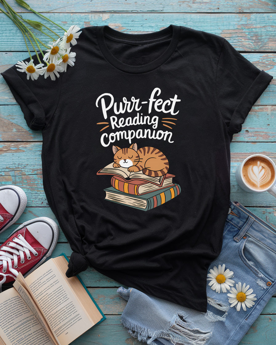Purr-fect Reading Companion Tee