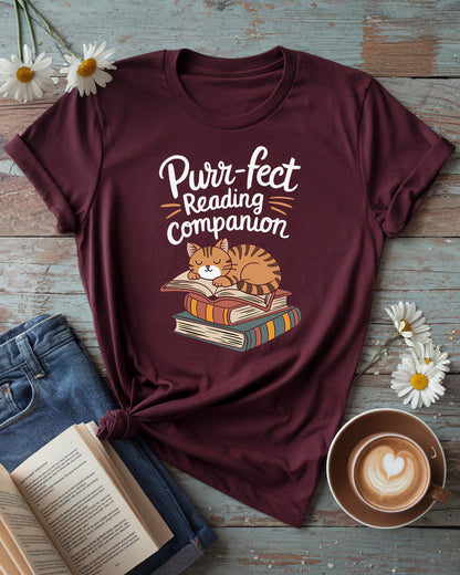Purr-fect Reading Companion Tee