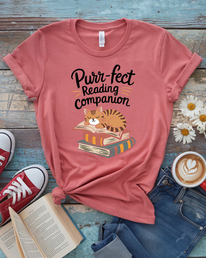 Purr-fect Reading Companion Tee