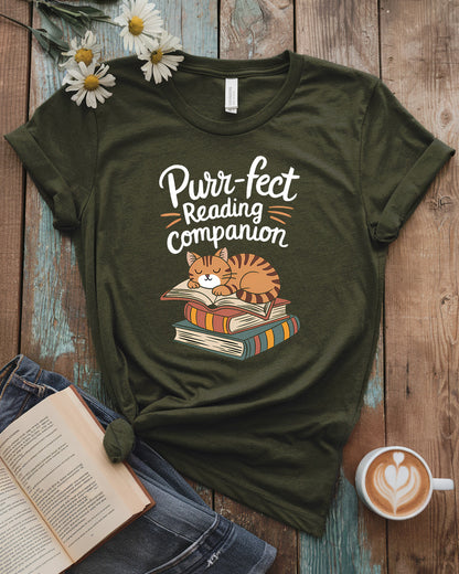 Purr-fect Reading Companion Tee