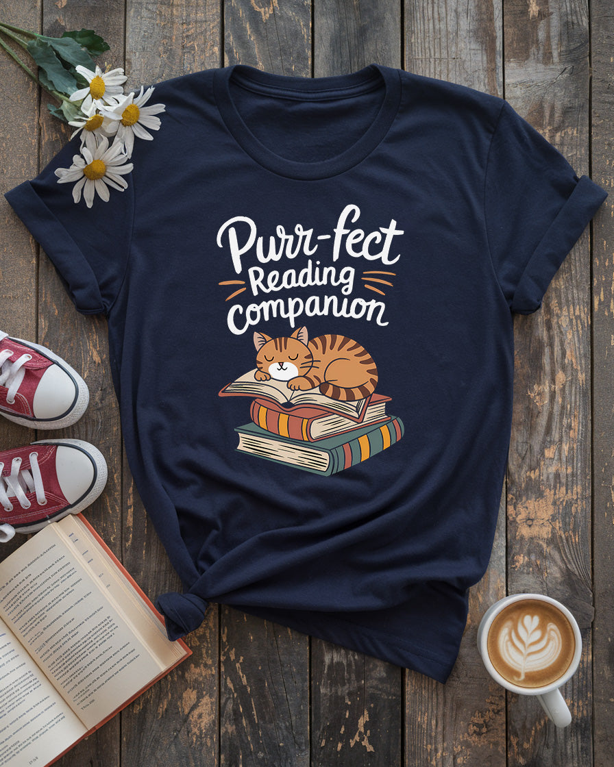 Purr-fect Reading Companion Tee