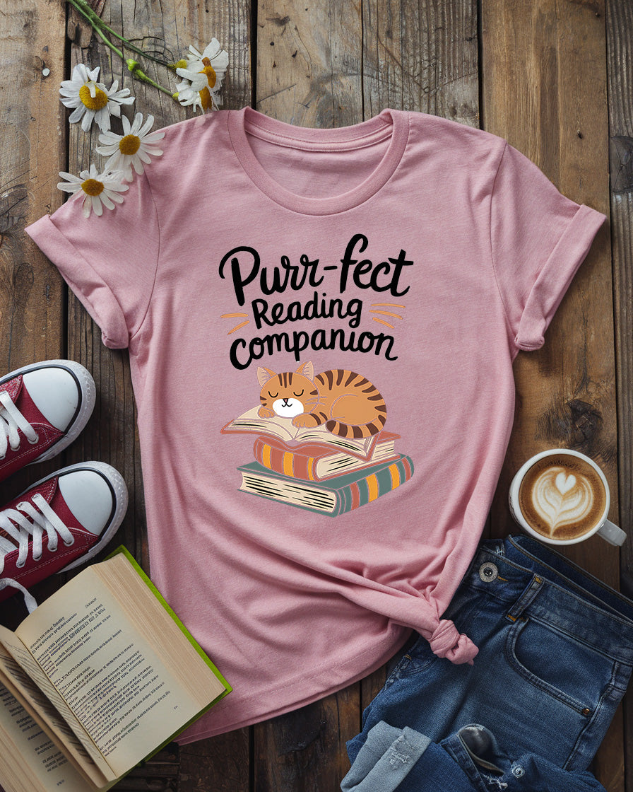 Purr-fect Reading Companion Tee