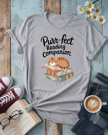 Purr-fect Reading Companion Tee