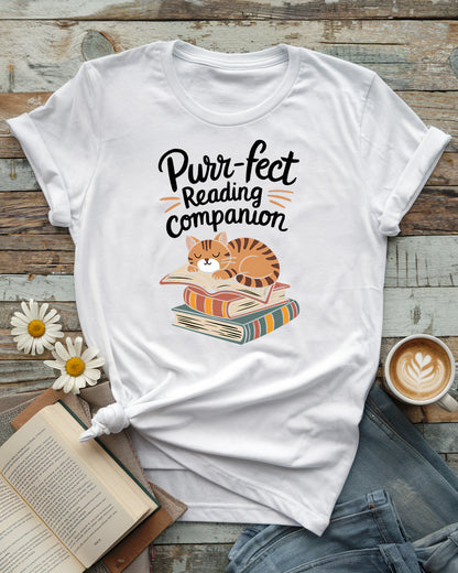 Purr-fect Reading Companion Tee
