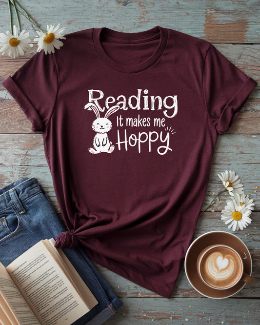 Reading Makes Me Hoppy Tee