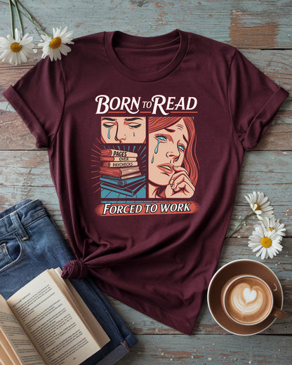 Born to Read Tee, Pages Over Paychecks