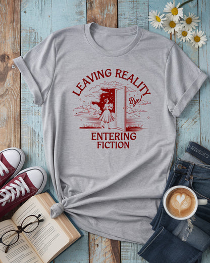 Entering Fiction Book Lover Tee