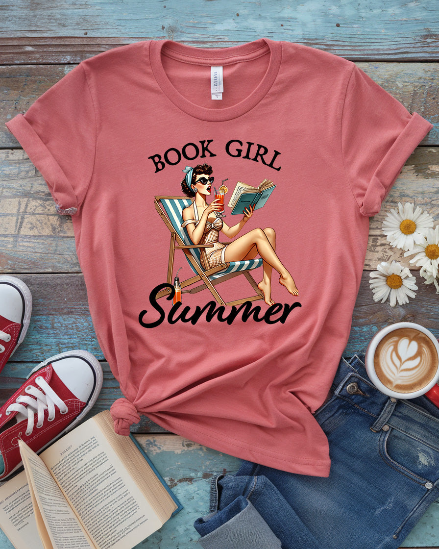 Book Girl Summer Tee