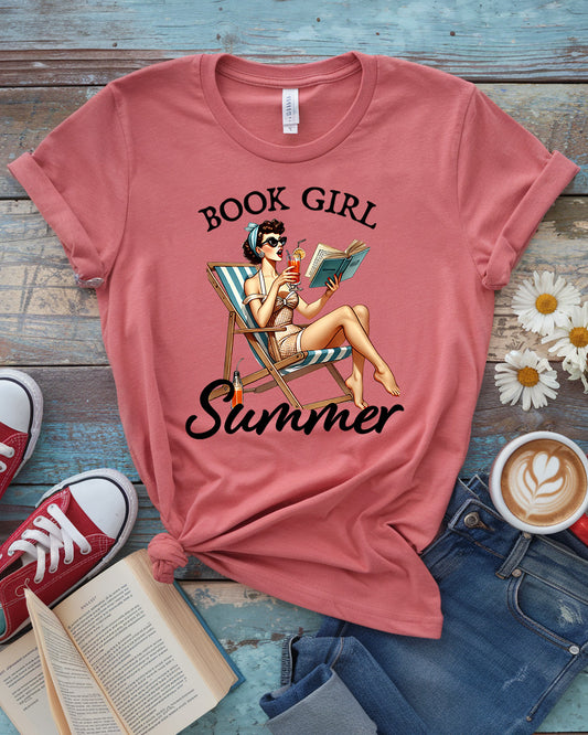 Book Girl Summer Tee