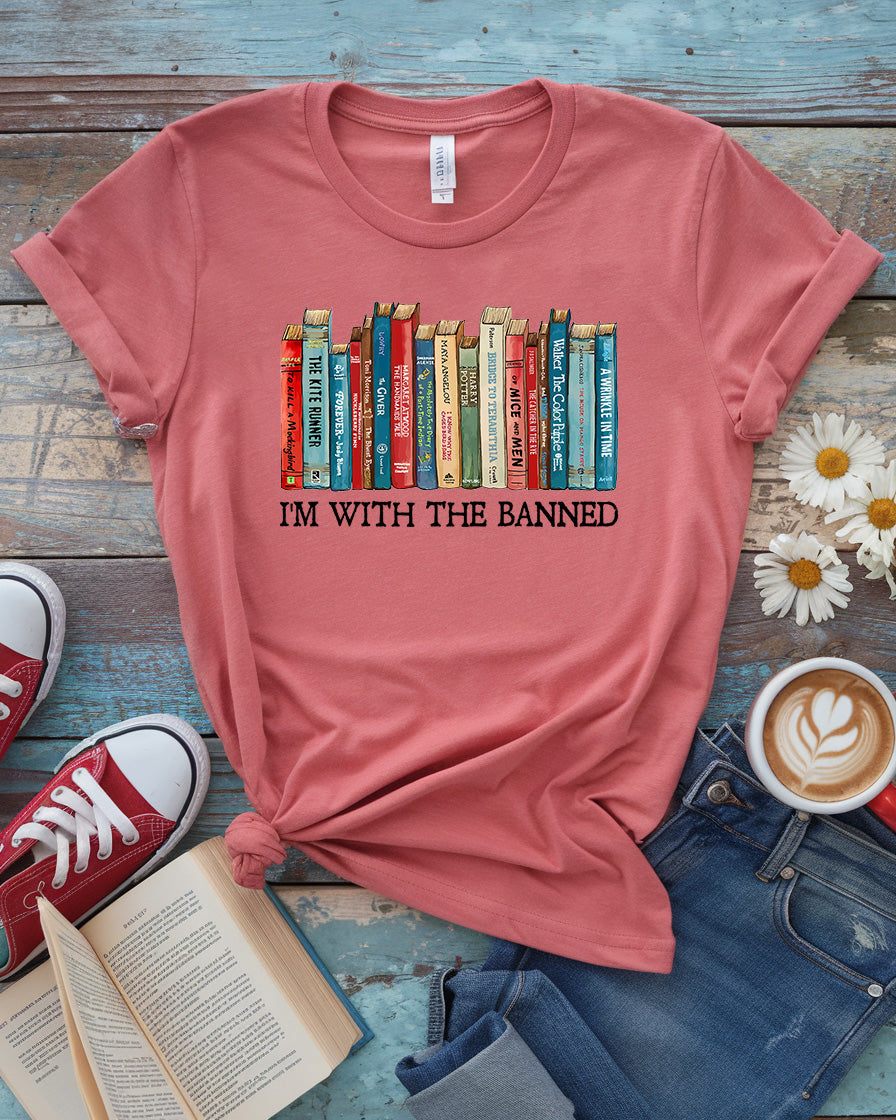 I'm With The Banned Tee, Celebrate Banned Books