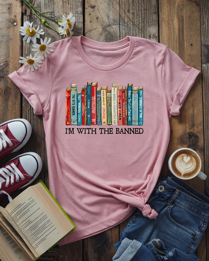 I'm With The Banned Tee, Celebrate Banned Books