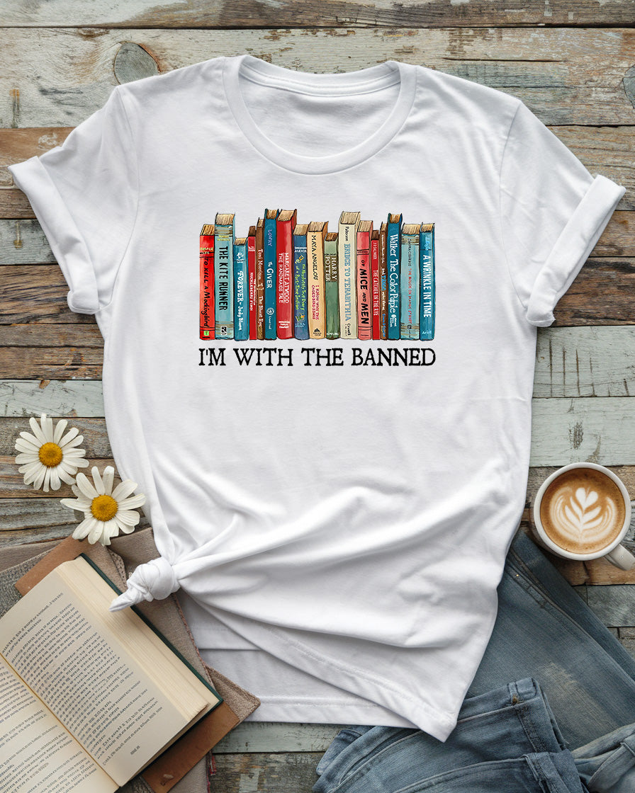 I'm With The Banned Tee, Celebrate Banned Books