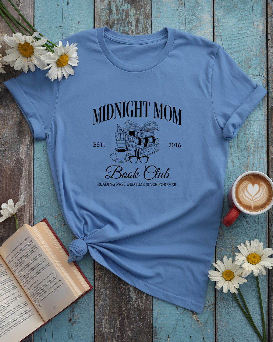 Midnight Mom Book Club Tee, Custom Year