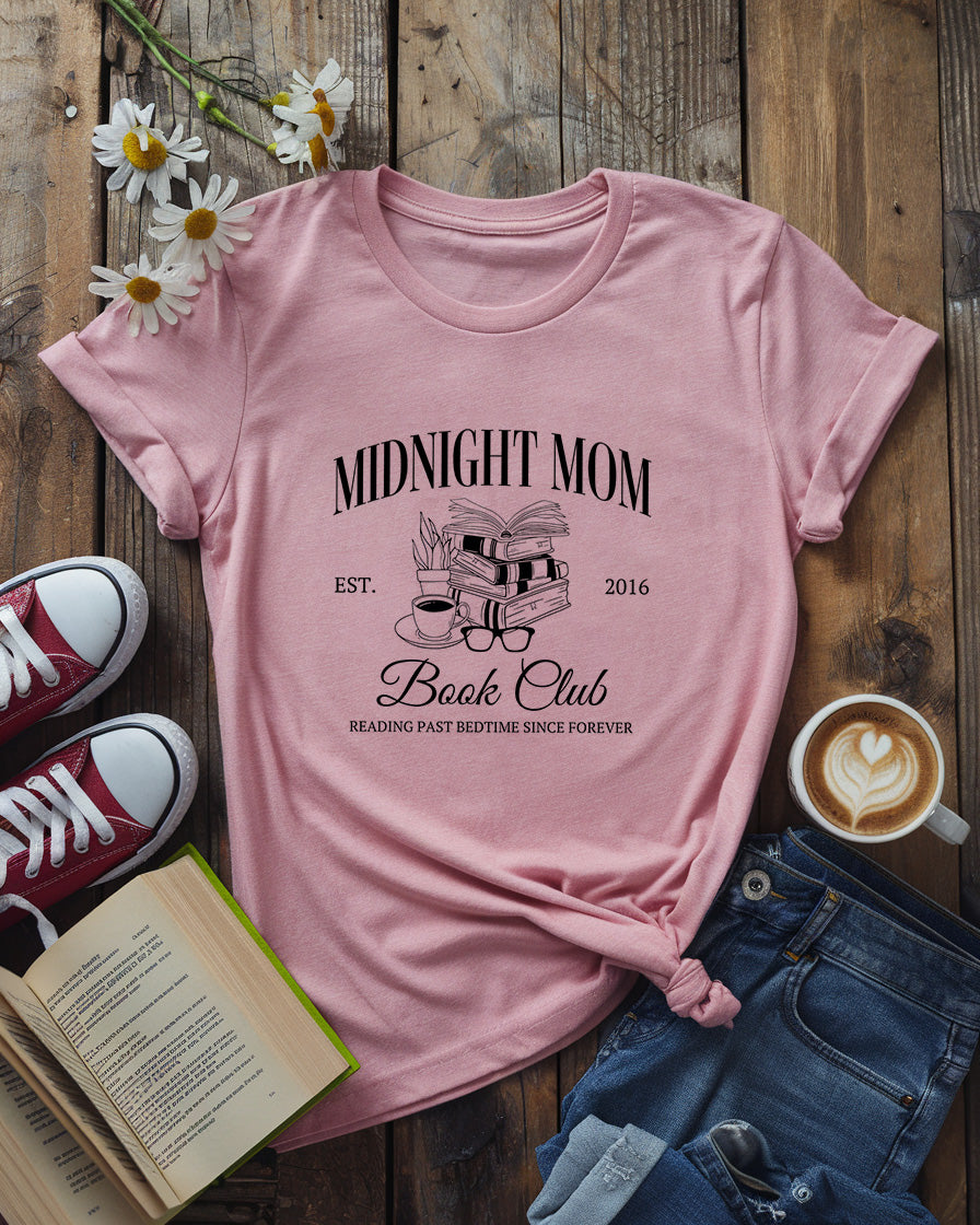Midnight Mom Book Club Tee, Custom Year