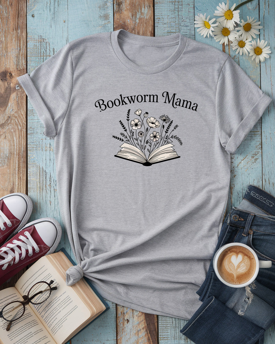 Bookworm Mama Tee