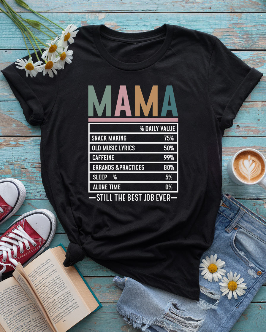 MAMA Nutrition Facts Tee, Funny Mother’s Day Gift