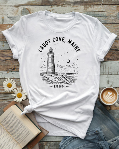 Cabot Cove, Maine Tee, Murder, She Wrote Inspired