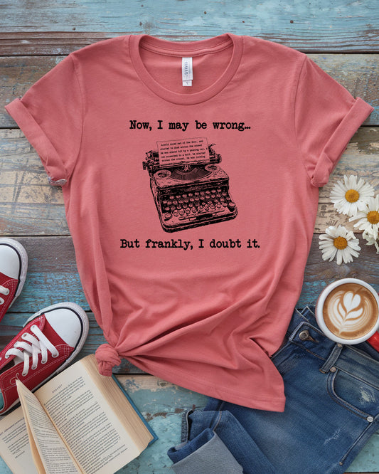 Now, I May Be Wrong Tee, Murder, She Wrote Inspired