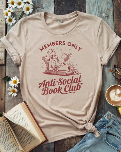 Anti-Social Book Club Tee