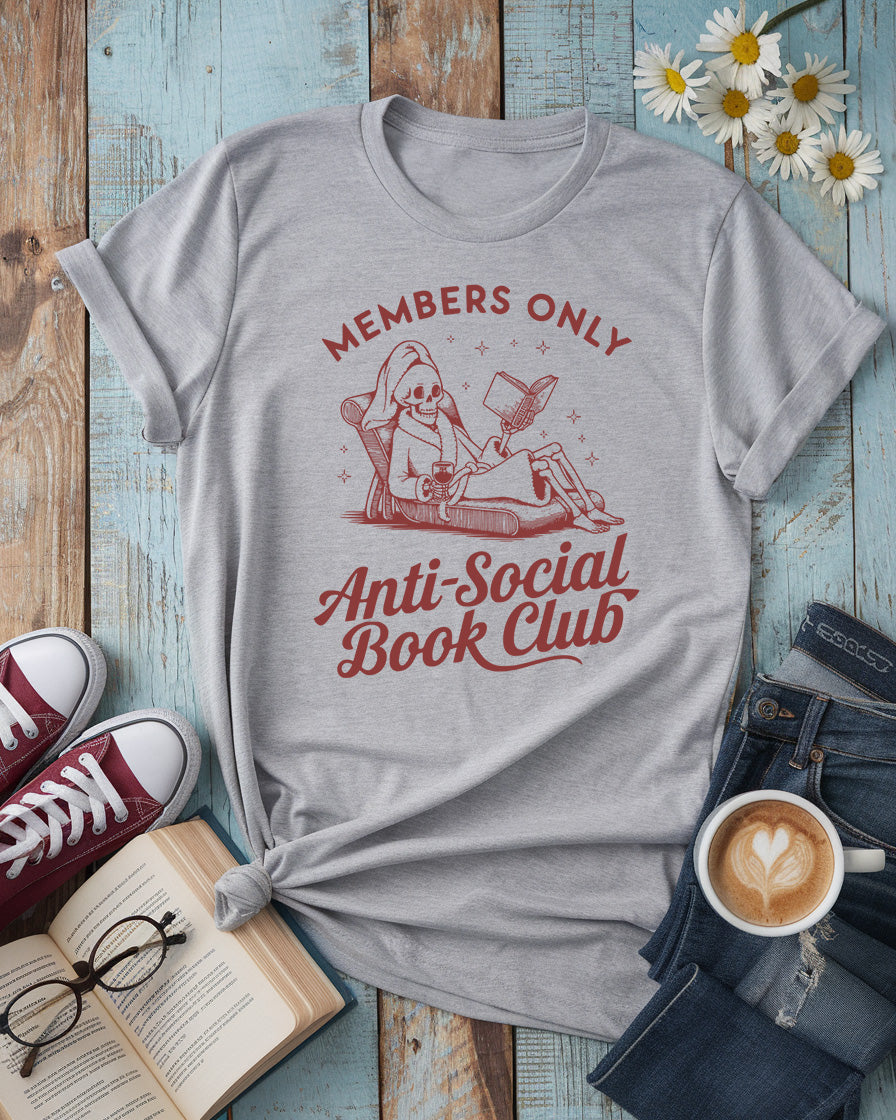 Anti-Social Book Club Tee