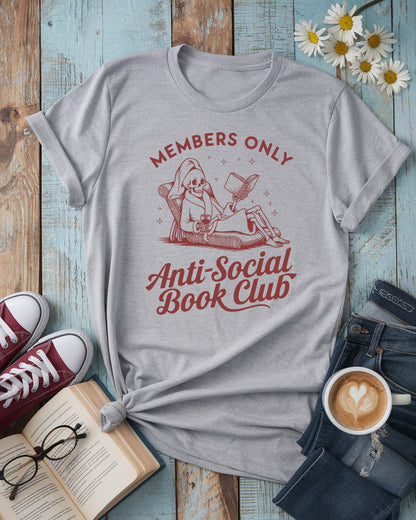Anti-Social Book Club Tee